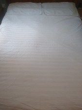 White double duvet for sale  WARRINGTON