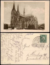 Używany, Pocztówka Kolonia Katedra Kolońska 1925 na sprzedaż  Wysyłka do Poland