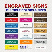 Engraved signs custom for sale  Durant