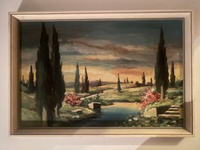Landschafts gemälde toscana gebraucht kaufen  Vilsbiburg