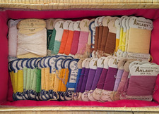 Vintage skeins darning for sale  RYDE