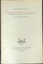 Analisi letteraria italia usato  Italia