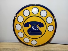 Insegna telefonica smaltata usato  Reggiolo