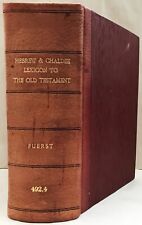 1871  Fuerst HEBREW & CHALDEE LEXICON Old Testament Bible Translation Davidson comprar usado  Enviando para Brazil