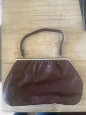 Dunkelbraune damenhandtasche m gebraucht kaufen  Gensingen