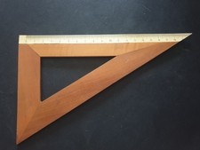 Squadra Righello  in Legno Vintage Disegno Tecnico Cm. 20 comprar usado  Enviando para Brazil