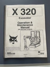 Usado, Mini escavadeira BOBCAT X320 manual de operação e manutenção P/N 6724893 comprar usado  Enviando para Brazil