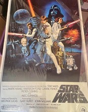 Usado, VINTAGE STAR WARS CineMasterpieces 1977 ESTILO RARO PÔSTER ORIGINAL DE CINEMA comprar usado  Enviando para Brazil