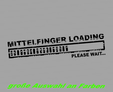 Mittelfinger loading fuck gebraucht kaufen  Stein