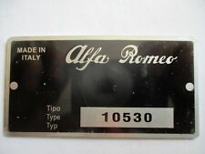Typenschild schild alfa gebraucht kaufen  Deutschland