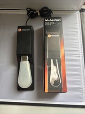 Pedal de sustentação de piano teclado eletrônico M-Audio M Gear SP-2 não testado comprar usado  Enviando para Brazil