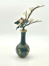 Cloisonné vase carved for sale  Shipping to Ireland