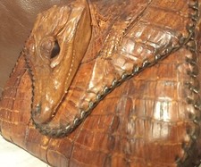 Alligator croc handbag for sale  GUILDFORD