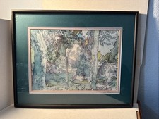 Watercolor painting conservato for sale  Renton