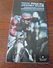 Chantilly race card d'occasion  Expédié en Belgium