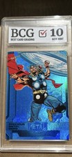 2024 Marvel Metal Universe Avengers Thor #174 Azul PMG 25/50 BCG Gem Perfeito Estado 10 comprar usado  Enviando para Brazil