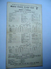 Surrey somerset cricket for sale  WIGAN