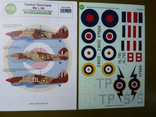 Hurricane decal sheet for sale  YORK