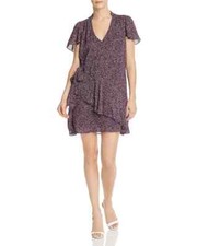 Vestido feminino PARKER 296741 indie de seda estampado com babados em funfetti tamanho M comprar usado  Enviando para Brazil