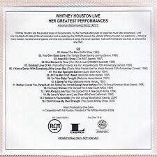 Usado, whitney houston live her greatest performances cd & dvd promo comprar usado  Enviando para Brazil