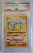 Conjunto Base Onix 1999 PSA 10 Classificações Pokemon Card 56/102 Estado Perfeito comprar usado  Enviando para Brazil