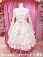 Usado, Vestido Angelic Pretty Bloominglady Rosa Claro Lolita Moda Usado JAPÃO comprar usado  Enviando para Brazil
