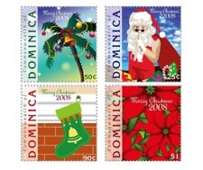 Dominica 2008-Natal-Papai Noel-Conjunto De 4 Selos-Scott #2668-71 - nunca usado, sem marca de charneira comprar usado  Enviando para Brazil