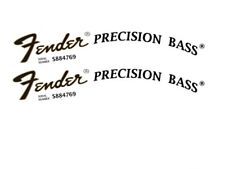 Adesivo de cabeçote de baixo Fender Precision logotipo embutido toboágua 1 comprar usado  Enviando para Brazil