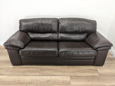 Sofa seater chocolate for sale  BRISTOL