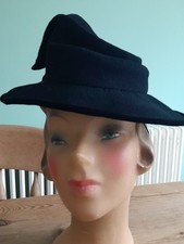 1940s black felt for sale  SHEFFIELD