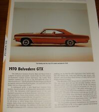 1970 plymouth belvedere for sale  Melvindale