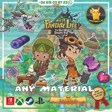 FANTASY LIFE I - CHOOSE ANY MATERIAL ITEM MAX QUANTY - FARMING SERVICE INGAME comprar usado  Enviando para Brazil