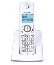 Telefon bezprzewodowy Alcatel F530 z blokowaniem połączeń, 10 melodii, biały na sprzedaż  PL