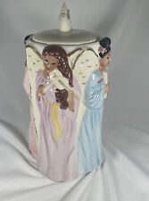 Usado, Jarro de biscoito Instrument Playing Angels - JC Penny Home Collection vasilha comprar usado Usado, Jarro de biscoito Instrument Playing Angels - JC Penny Home Collection vasilha comprar usado  Enviando para Brazil