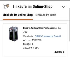 Eheim außenfilter professione gebraucht kaufen  Delbrück