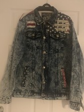 Denim jacket american for sale  CLYDEBANK