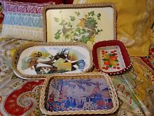 Four vintage melamine for sale  ENNISKILLEN