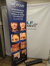 Banner de marketing de dispositivo estético de ultrassom Sofwave antes e depois comprar usado  Enviando para Brazil