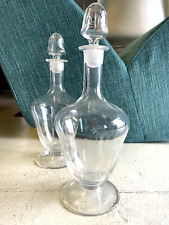 Coppia bottiglie decanter usato  Varallo Pombia