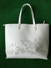 Damenhandtasche weiß blumenmu gebraucht kaufen  Weinheim