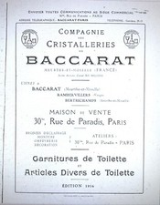 Pdf catalogue cristalleries d'occasion  Nancy-