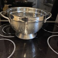 Colander stainless steel for sale  ROMFORD