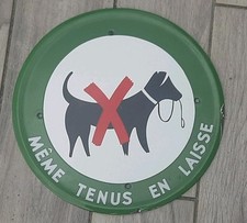 Plaque émaillée tenus d'occasion  Semblançay