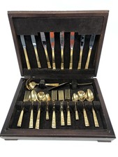 gold plated cutlery for sale  RUGBY
