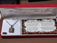  Colar pingente de prata esterlina My Christmas Letter To Mom caixa original  comprar usado  Enviando para Brazil