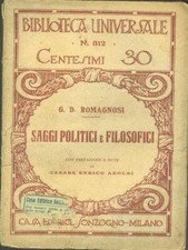 Saggi politici filosofici usato Saggi politici filosofici usato  Italia