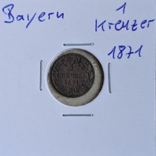 Bayern kreuzer 1871 gebraucht kaufen  Sinntal
