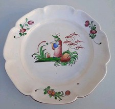 Islettes. assiette faïence d'occasion  La Saulce