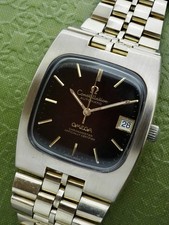 Usado, RELÓGIO DE TELA VINTAGE c. 1974 OMEGA 33mm CONSTELLATION GF/SS - MOSTRADOR BORGONHA comprar usado  Enviando para Brazil