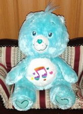 CARE BEARS Confortável Peludo Canção de Coração Difuso 13" Nota Musical Brinquedo de Pelúcia Disquete E comprar usado  Enviando para Brazil